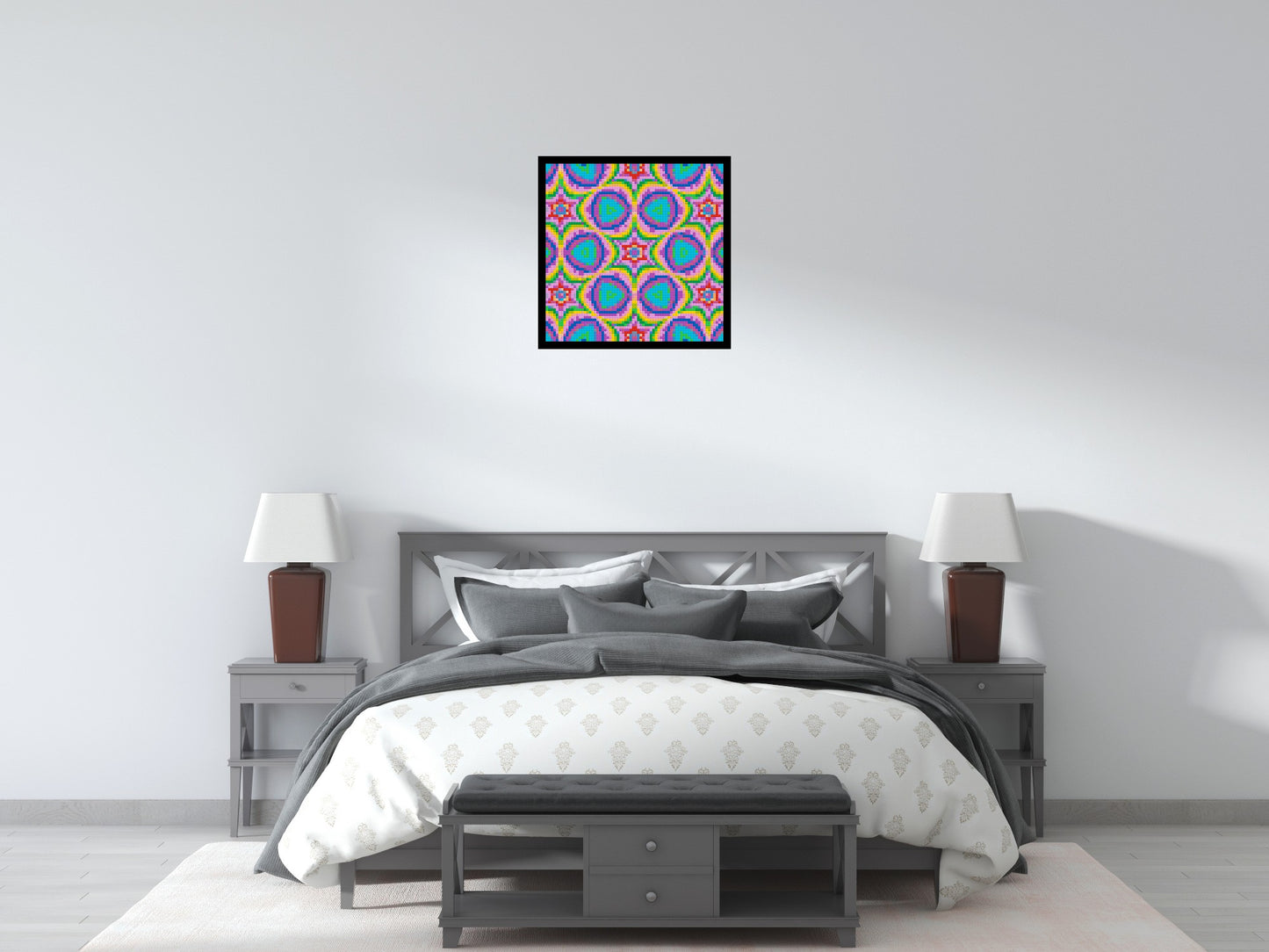 Abstract Pattern #2 - Brick Art Mosaic Kit 3x3 large