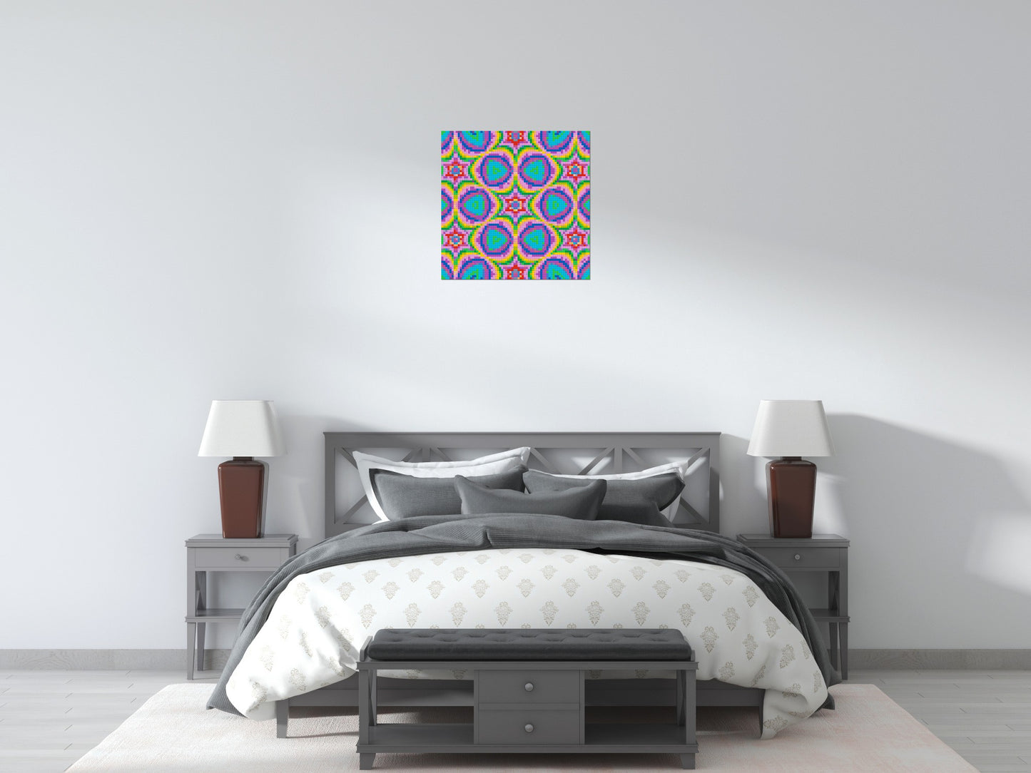 Abstract Pattern #2 - Brick Art Mosaic Kit 3x3 large