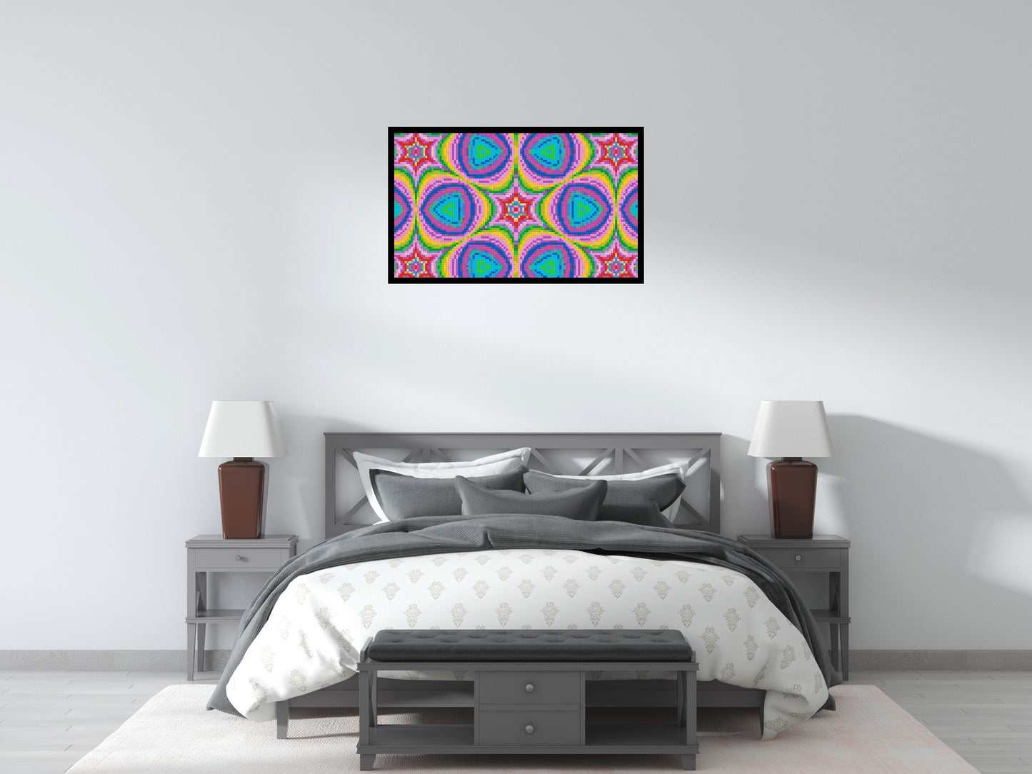 Abstract Pattern #2 - Brick Art Mosaic Kit 5x3 large