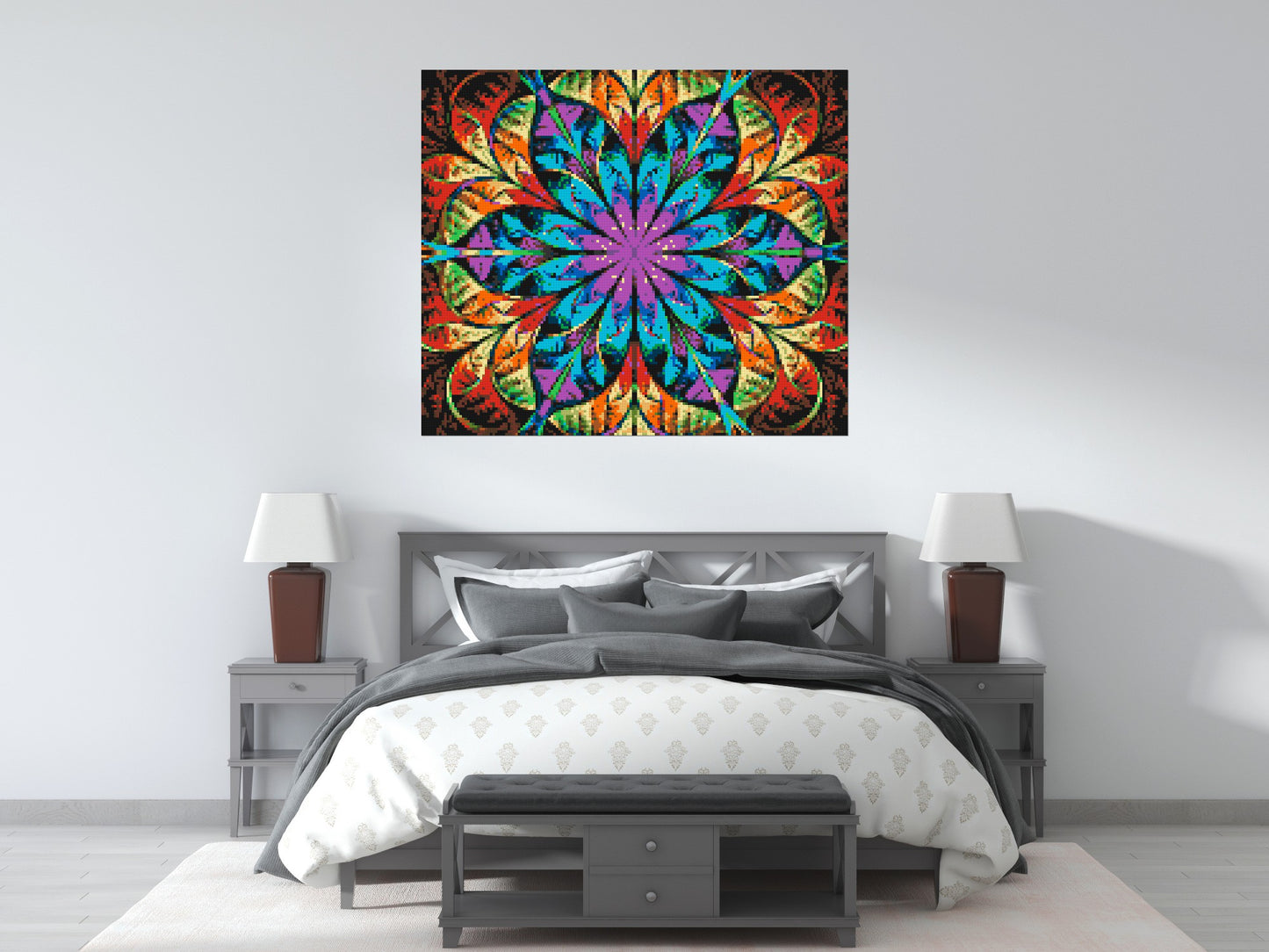 Abstract Pattern #7 - Brick Art Mosaic Kit 7x6 large