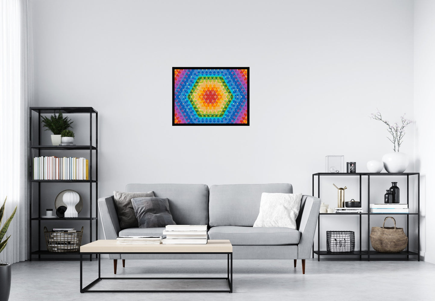 Abstract Pattern #8 - Brick Art Mosaic Kit 4x3 large