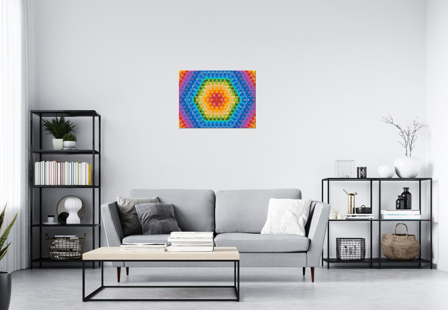 Abstract Pattern #8 - Brick Art Mosaic Kit 4x3 large