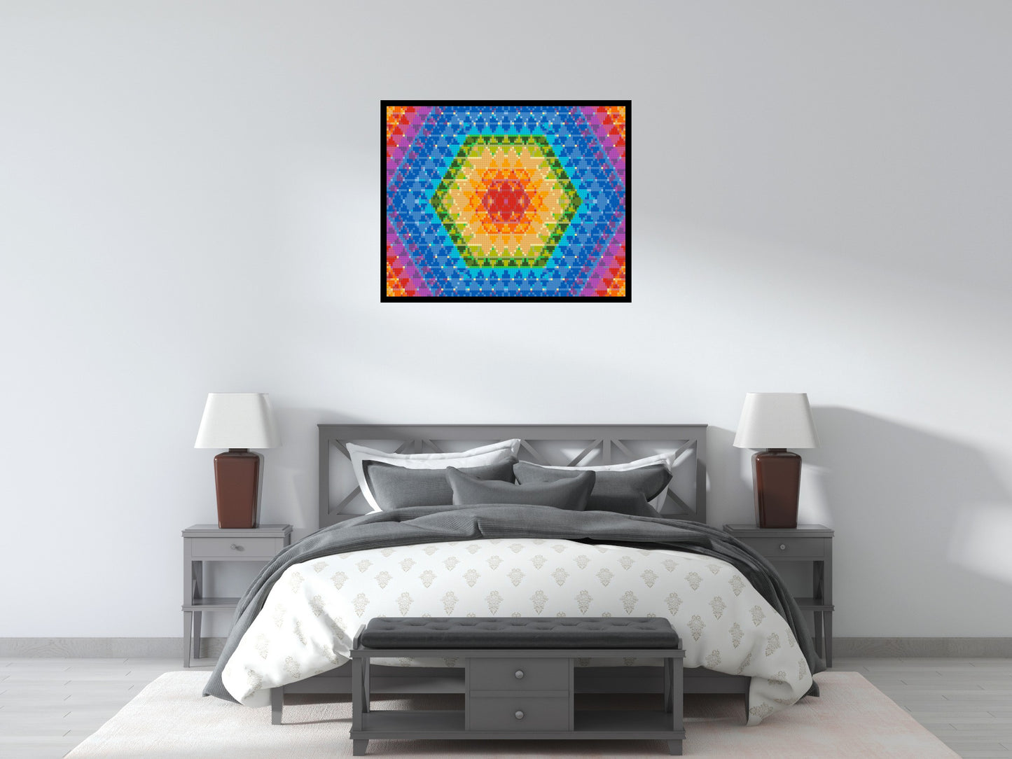 Abstract Pattern #8 - Brick Art Mosaic Kit 5x4 large