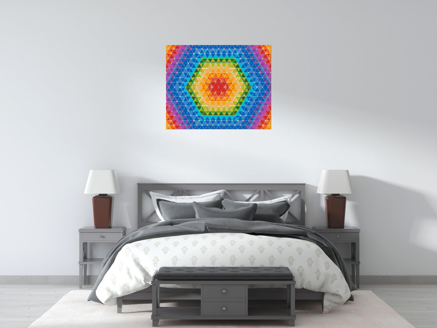 Abstract Pattern #8 - Brick Art Mosaic Kit 5x4 large