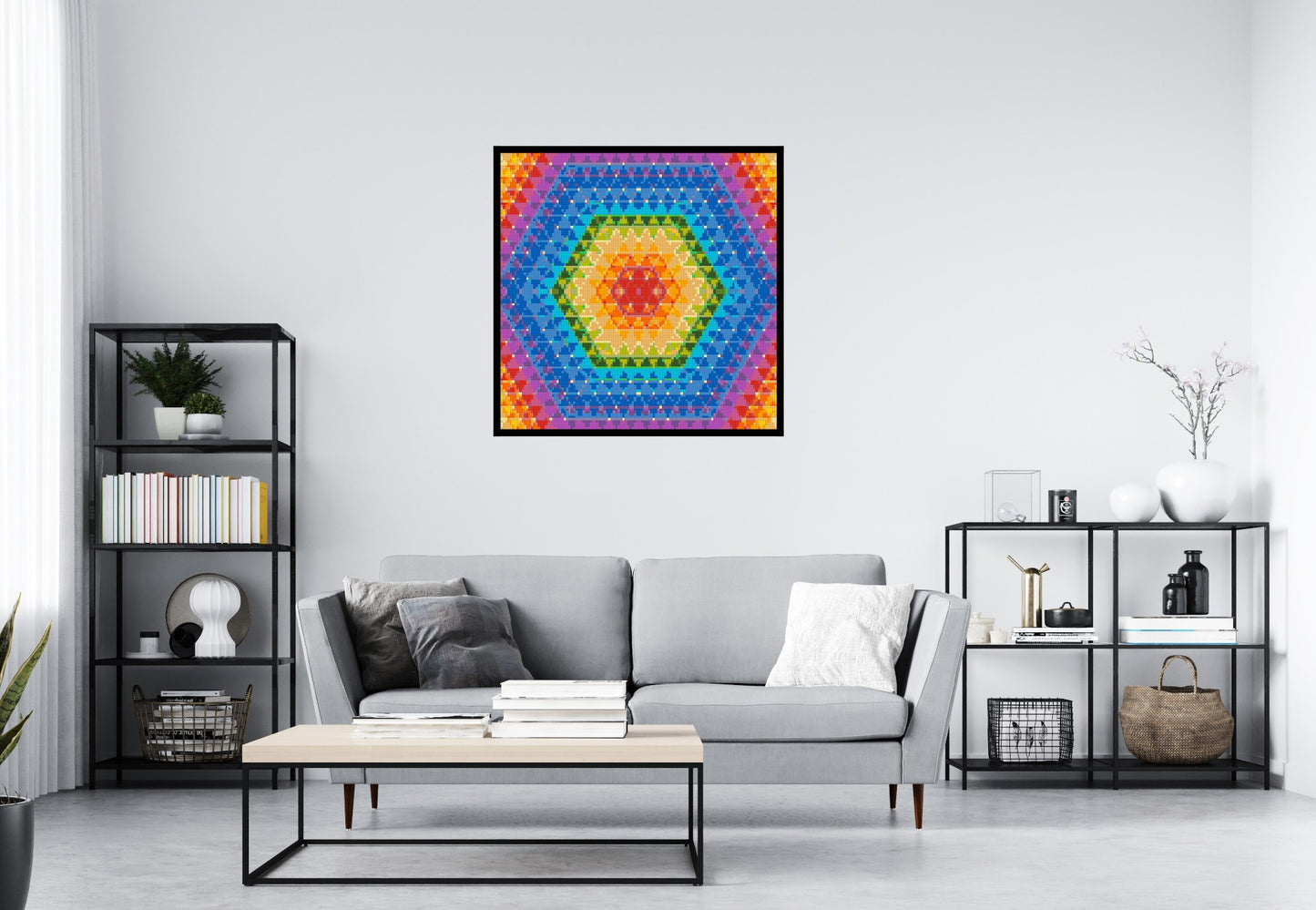Abstract Pattern #8 - Brick Art Mosaic Kit 5x5 large