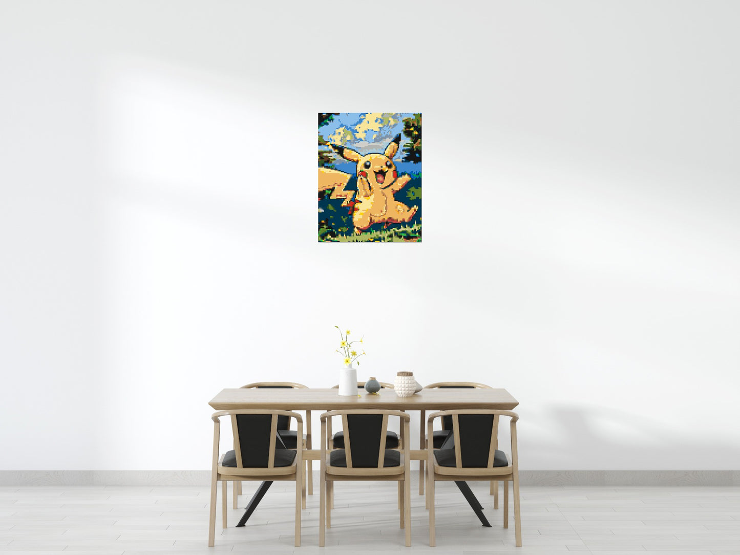 Pikachu - Brick Art Mosaic Kit 4x5 large