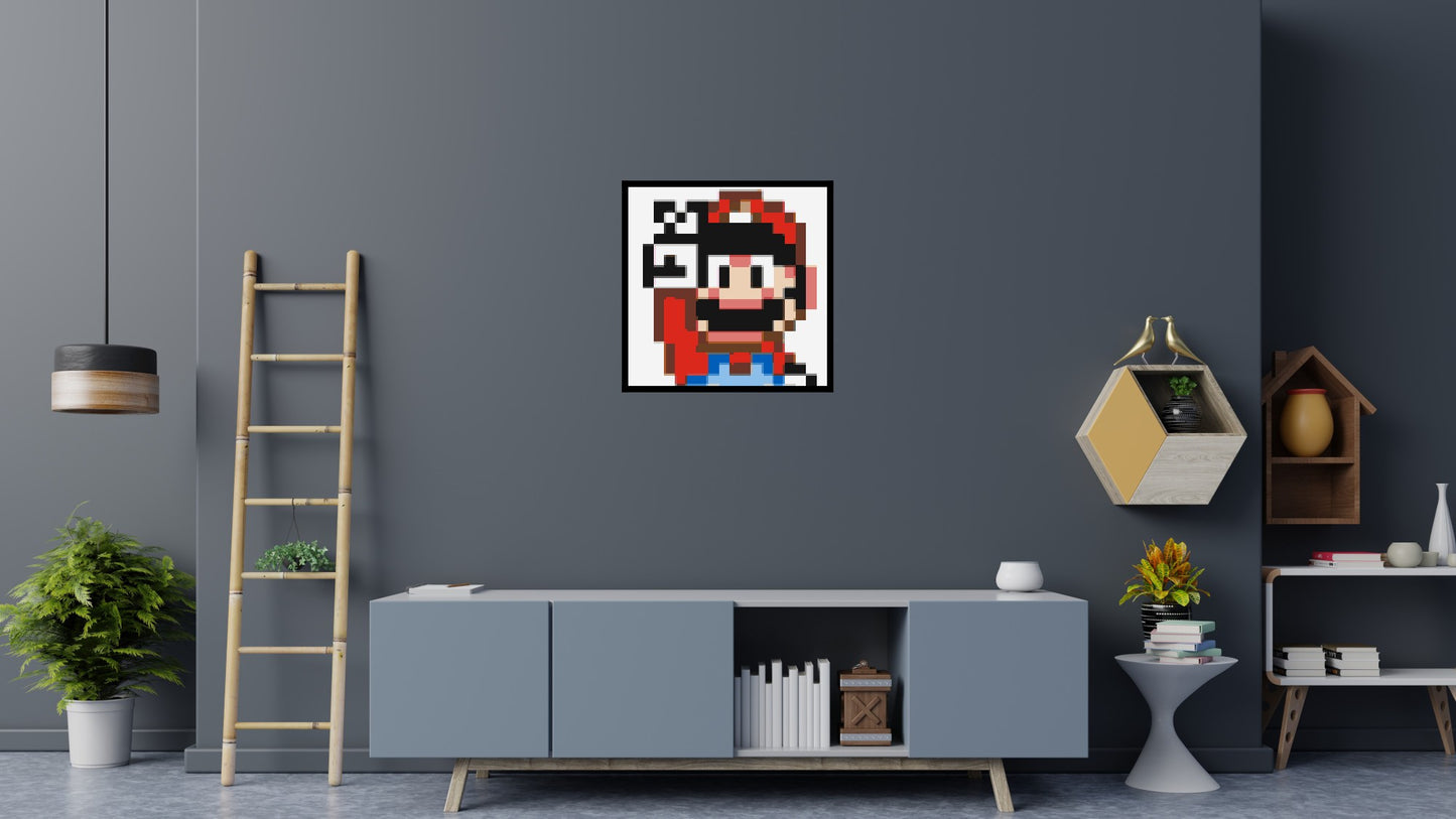 Mario Pixel Art - Brick Art Mosaic Kit 4x4 large