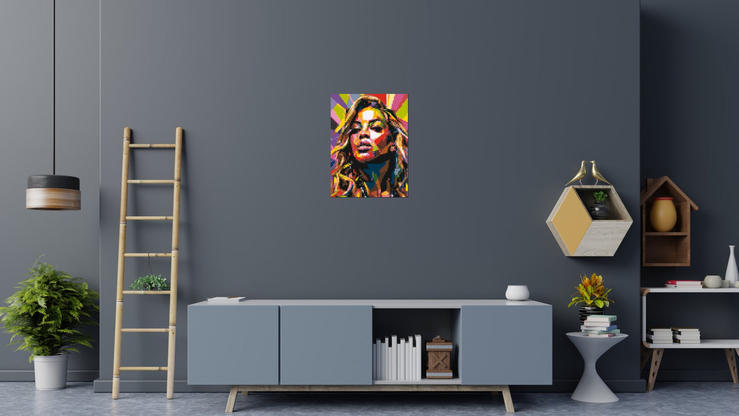 Beyoncé - Brick Art Mosaic Kit 3x4 large