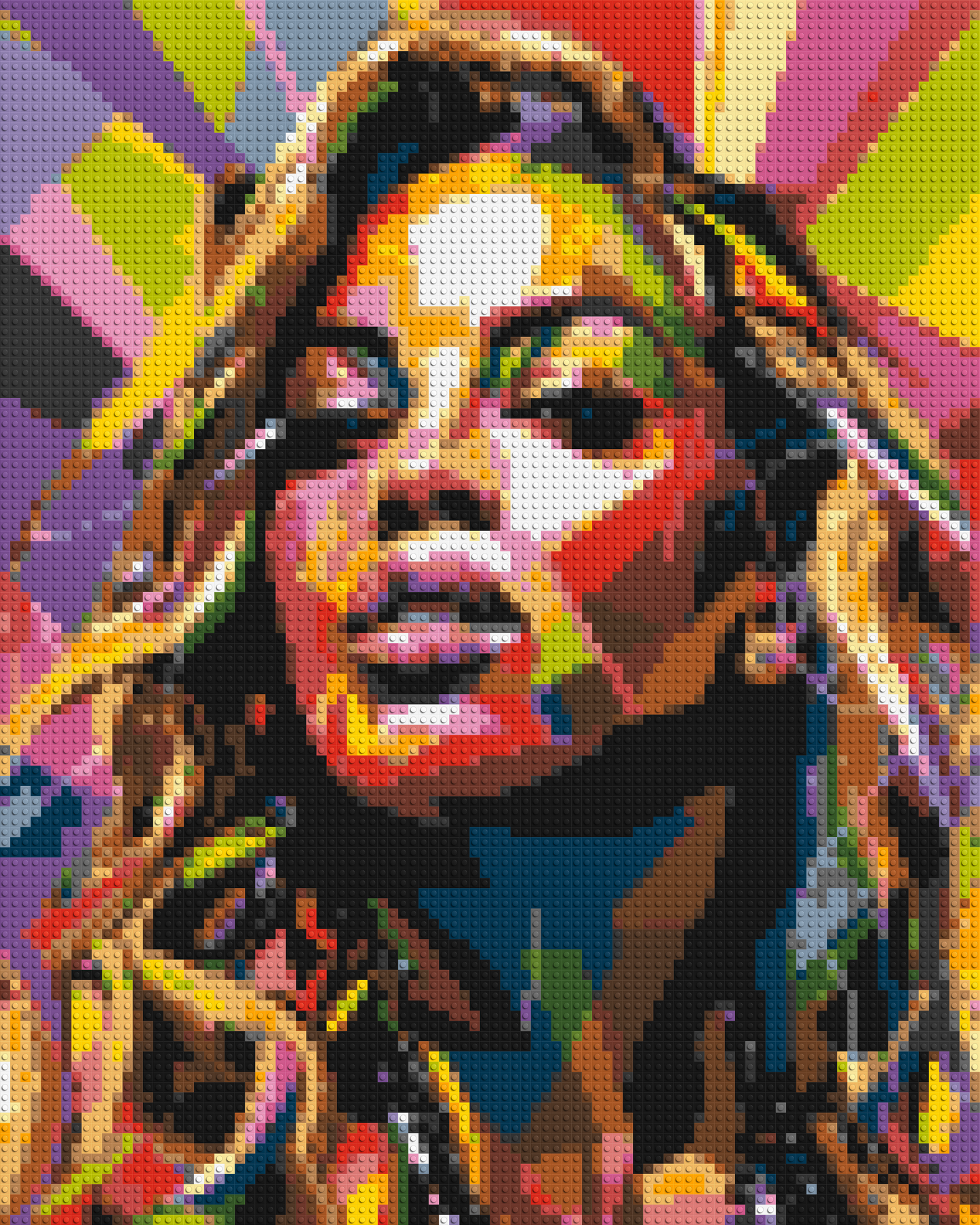 Beyoncé - Brick Art Mosaic Kit 4x5 large