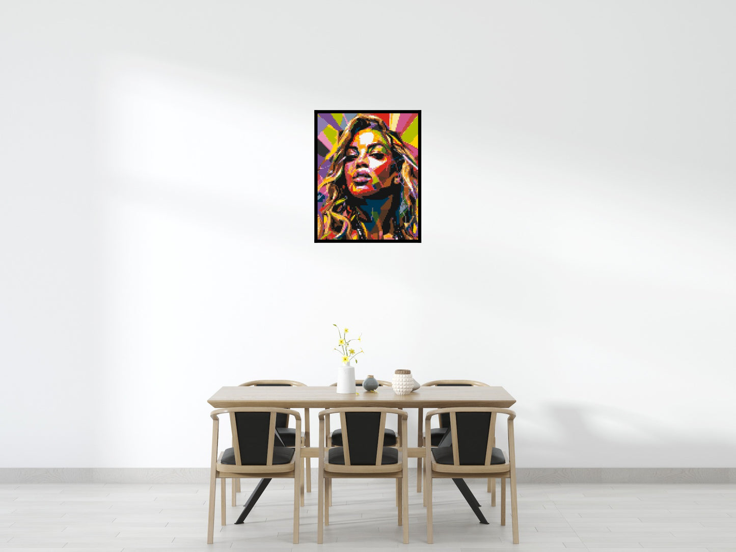 Beyoncé - Brick Art Mosaic Kit 4x5 large