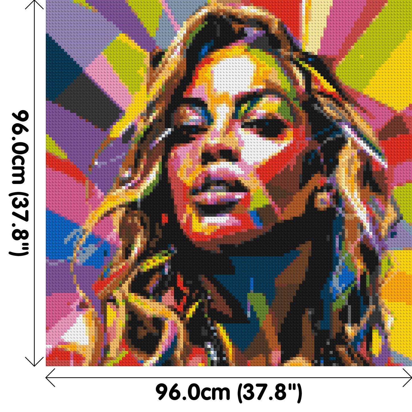 Beyoncé - Brick Art Mosaic Kit 5x5 large