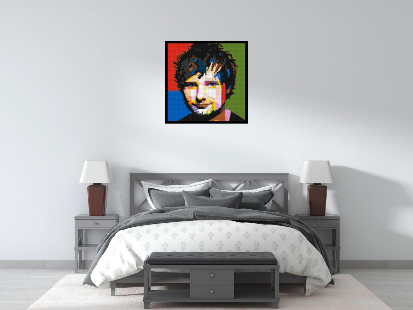 Ed Sheeran - Brick Art Mosaic Kit 4x4 large