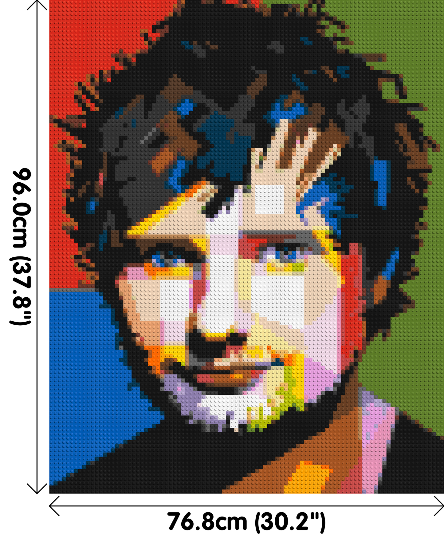 Ed Sheeran - Brick Art Mosaic Kit 4x5 large