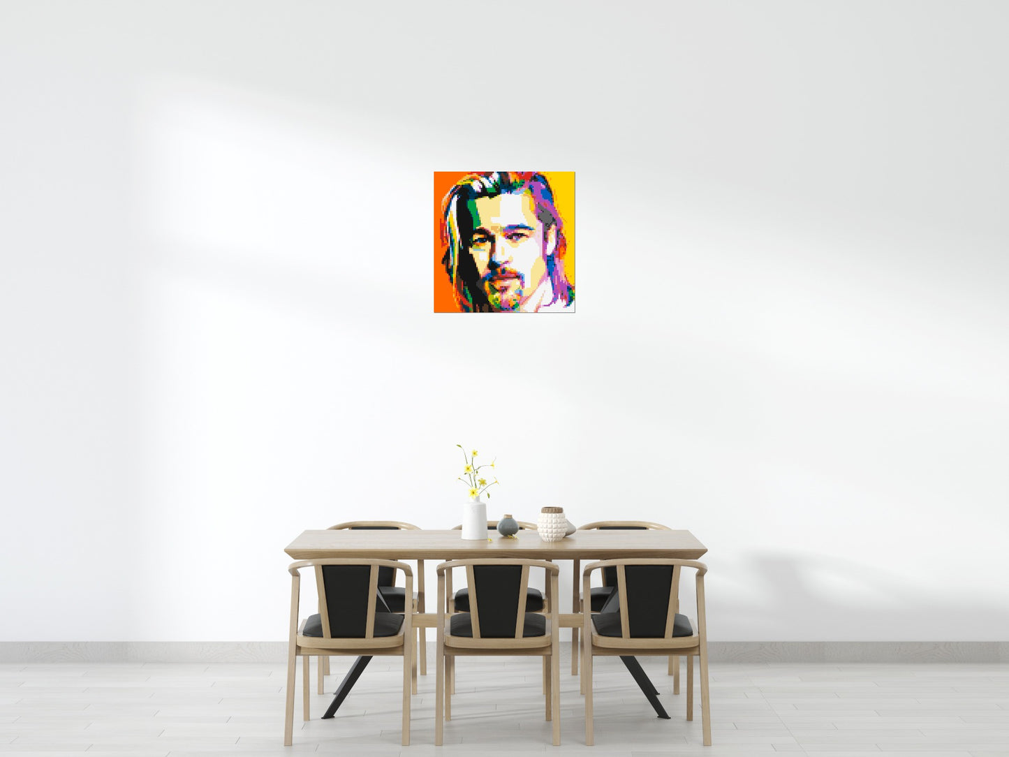 Brad Pitt - Brick Art Mosaic Kit 4x4 large