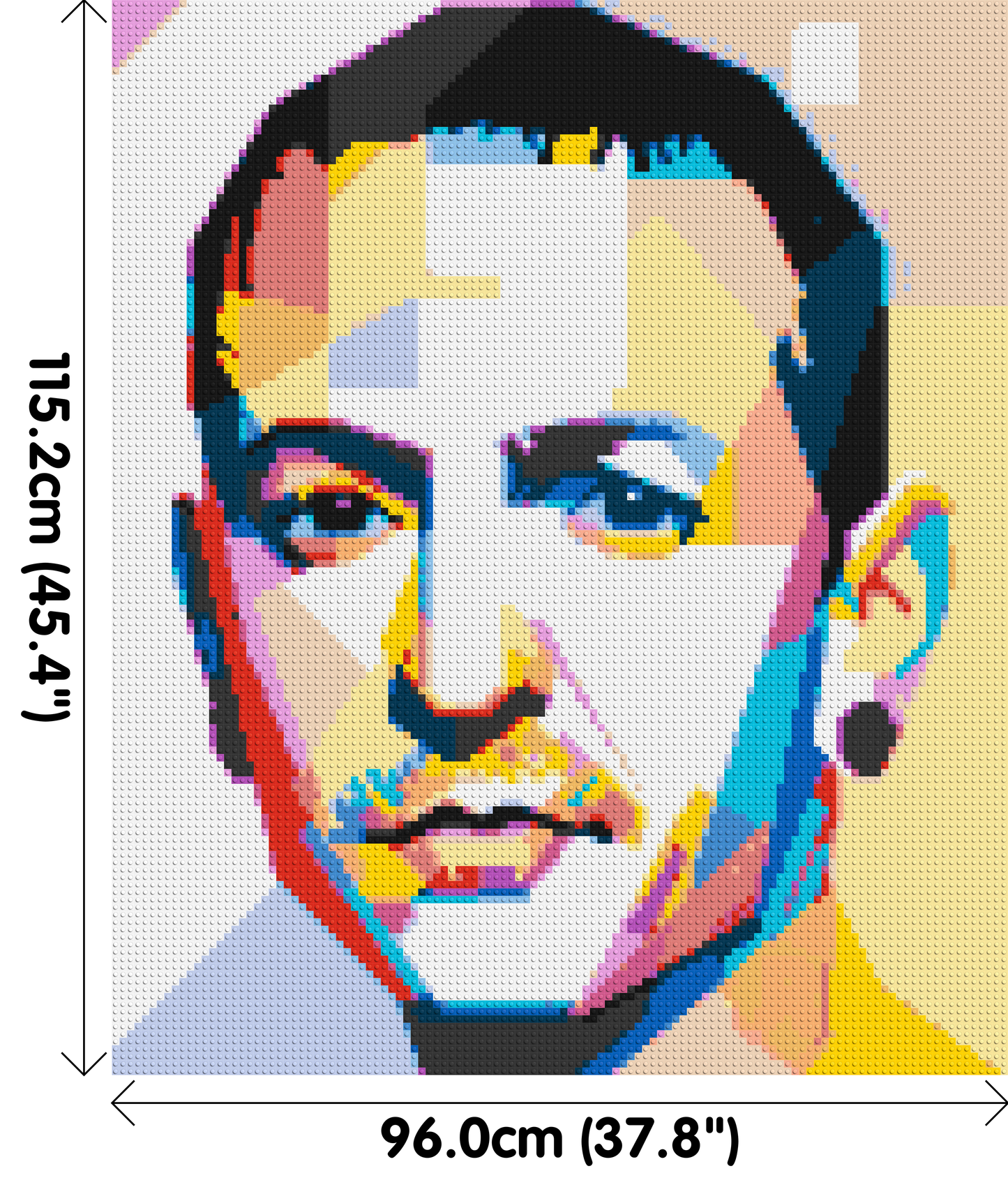 Chester Benington - Brick Art Mosaic Kit 5x6 large