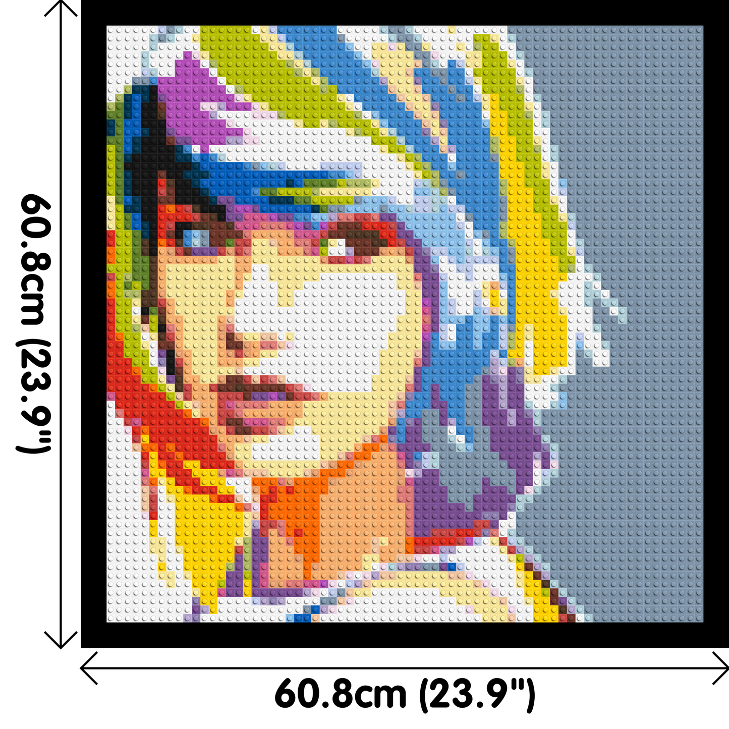 Taylor Swift WPAP - Brick Art Mosaic Kit 3x3 large