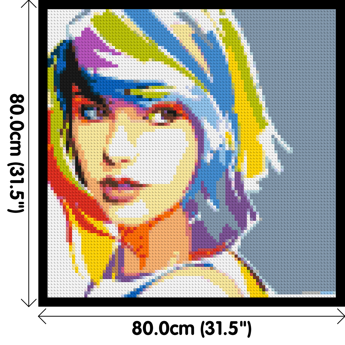 Taylor Swift WPAP - Brick Art Mosaic Kit 4x4 large