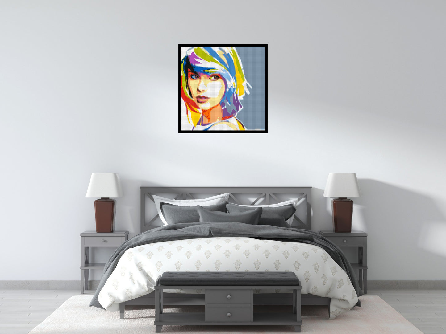 Taylor Swift WPAP - Brick Art Mosaic Kit 4x4 large