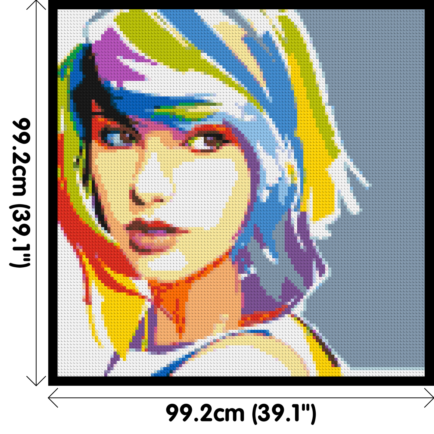 Taylor Swift WPAP - Brick Art Mosaic Kit 5x5 large