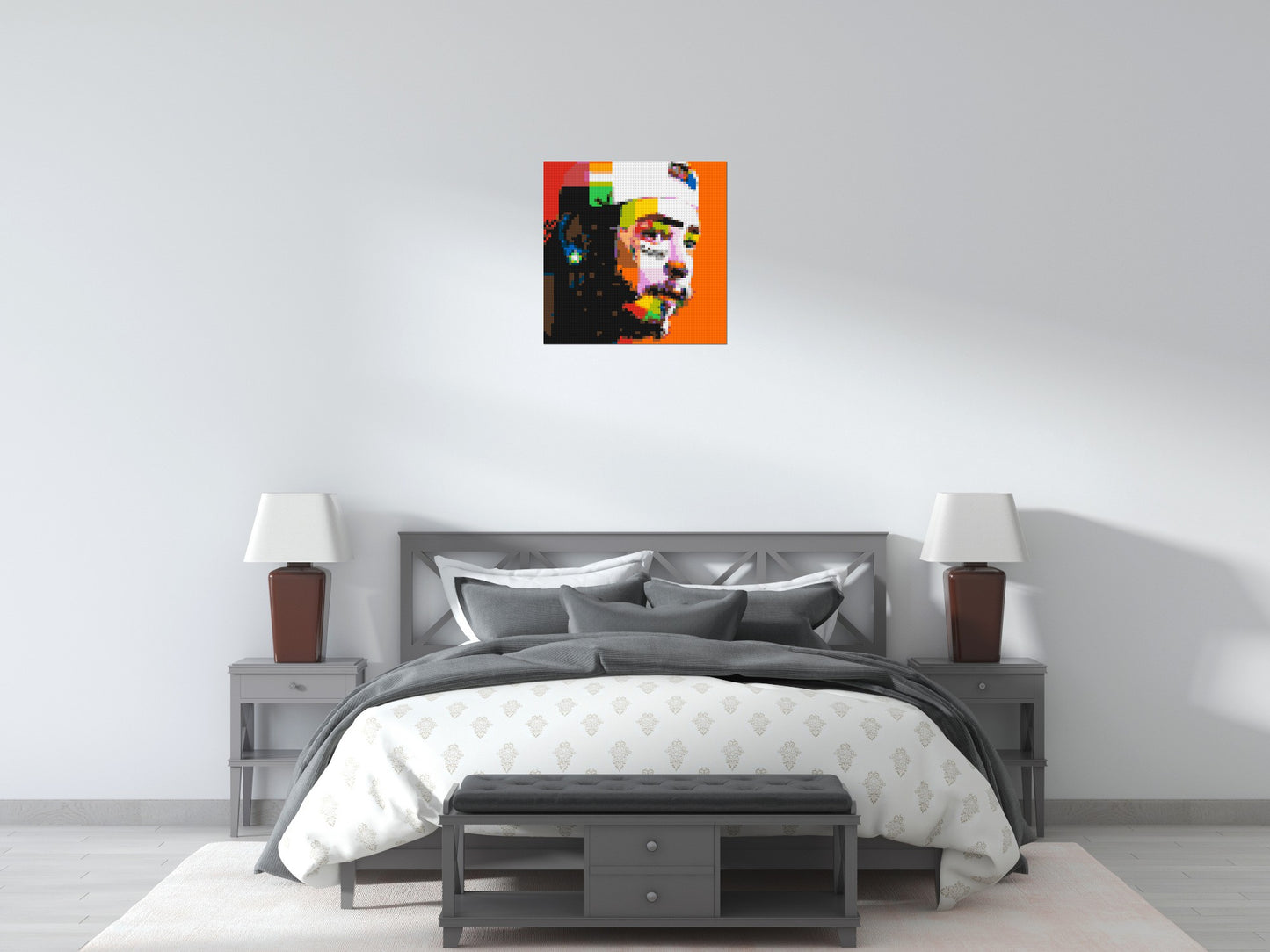 Post Malone - Brick Art Mosaic Kit 3x3 large