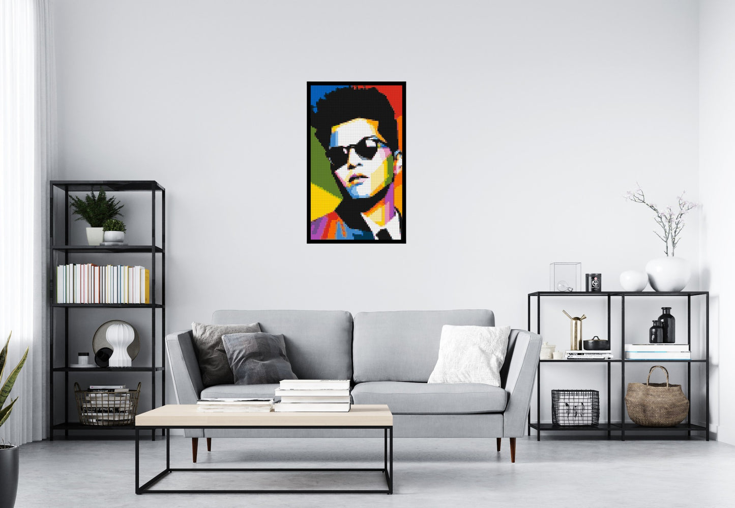 Bruno Mars - Brick Art Mosaic Kit 3x5 large