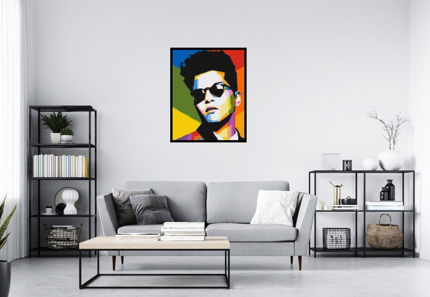Bruno Mars - Brick Art Mosaic Kit 4x5 large