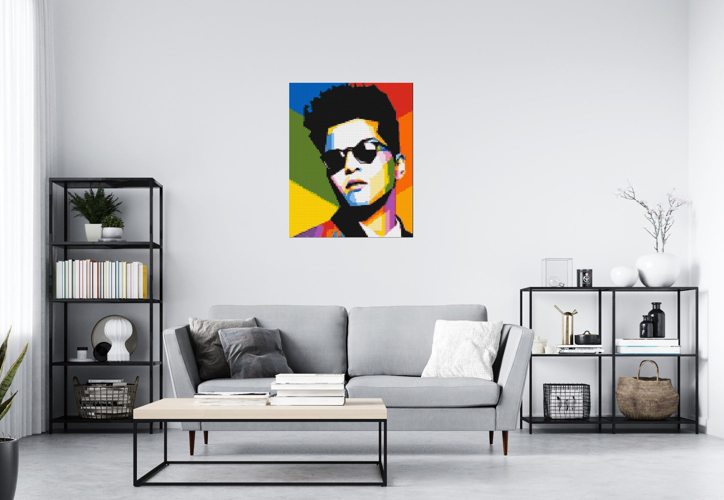 Bruno Mars - Brick Art Mosaic Kit 4x5 large
