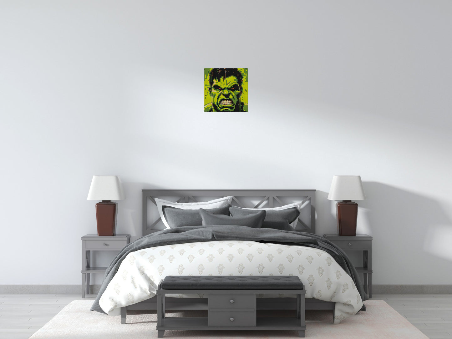 The Hulk - Brick Art Mosaic Kit 2x2 large