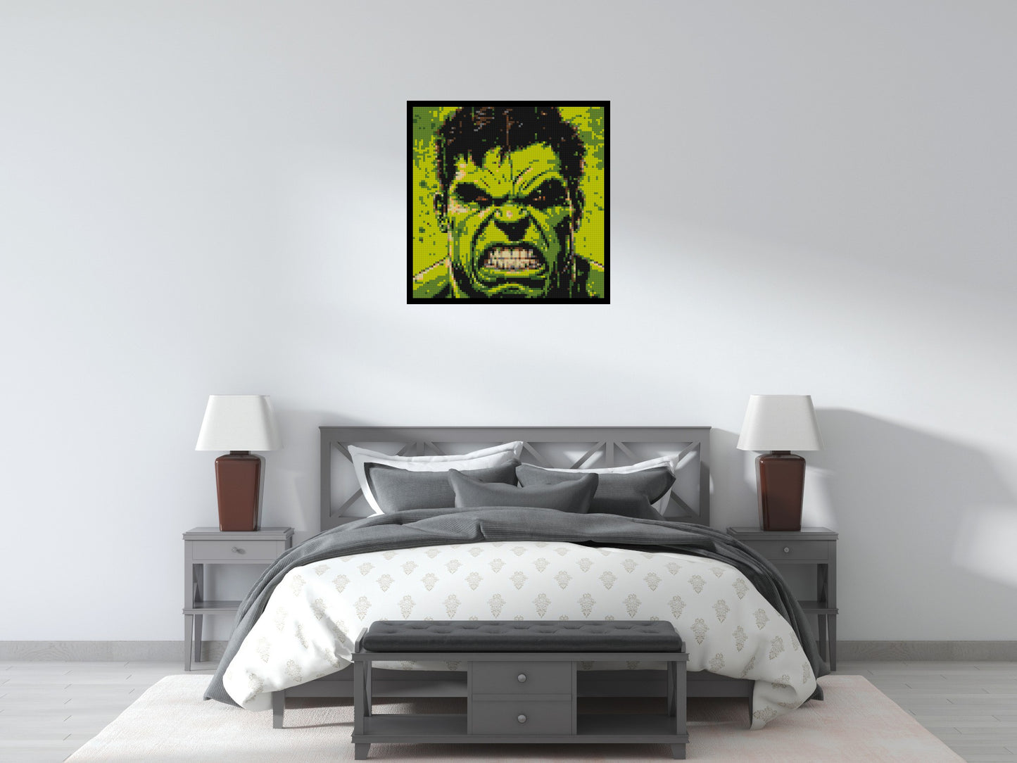 The Hulk - Brick Art Mosaic Kit 4x4 large