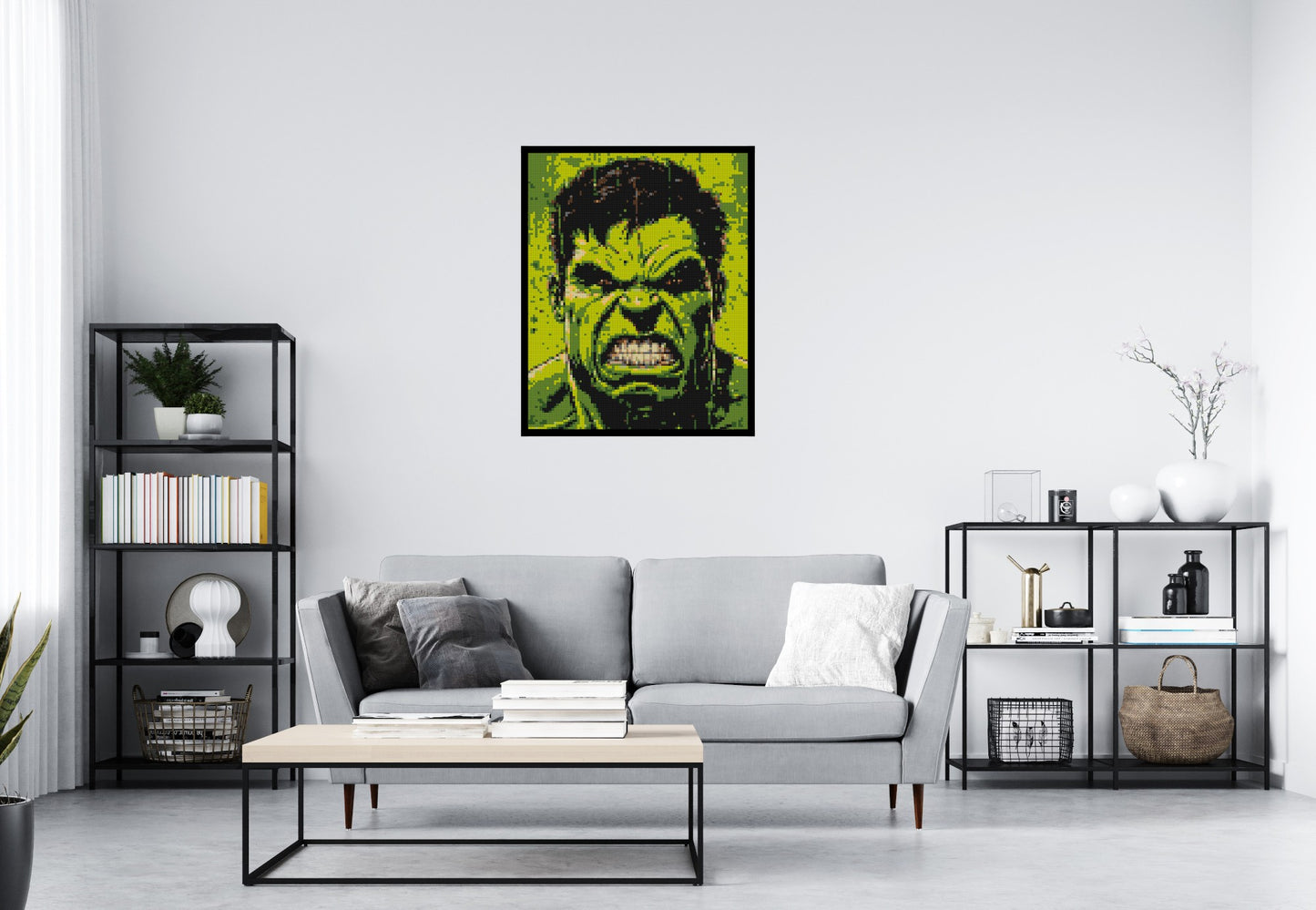 The Hulk - Brick Art Mosaic Kit 4x5 large