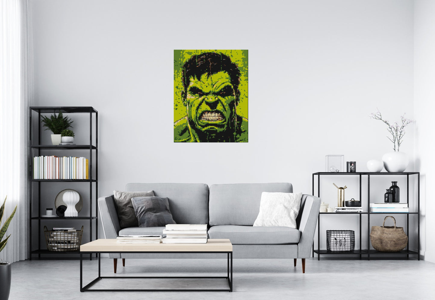 The Hulk - Brick Art Mosaic Kit 4x5 large
