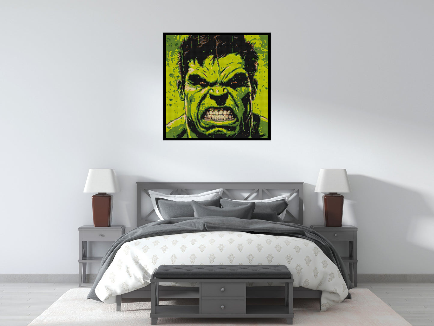 The Hulk - Brick Art Mosaic Kit 5x5 large