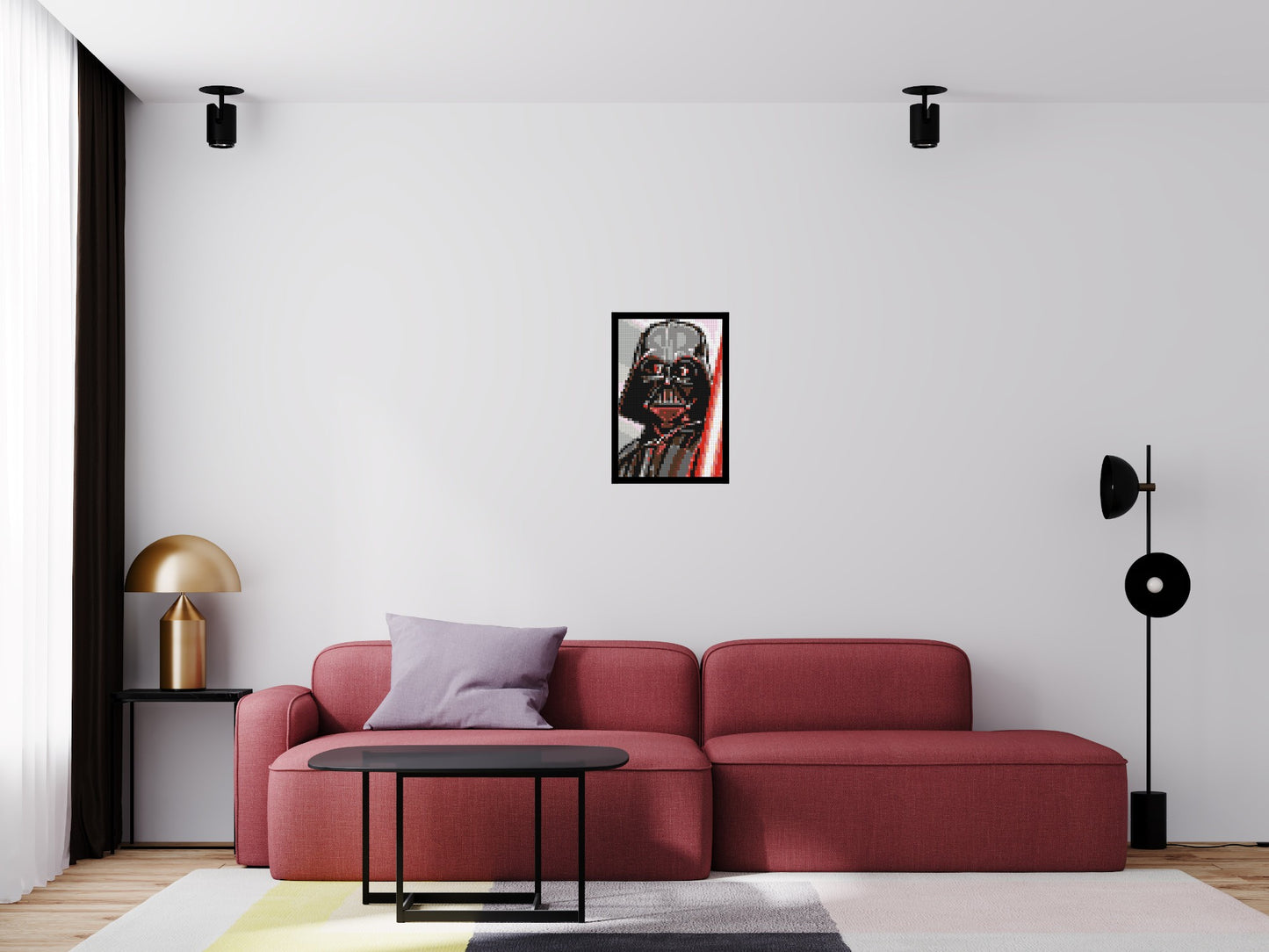 Darth Vader - Brick Art Mosaic Kit 2x3 large