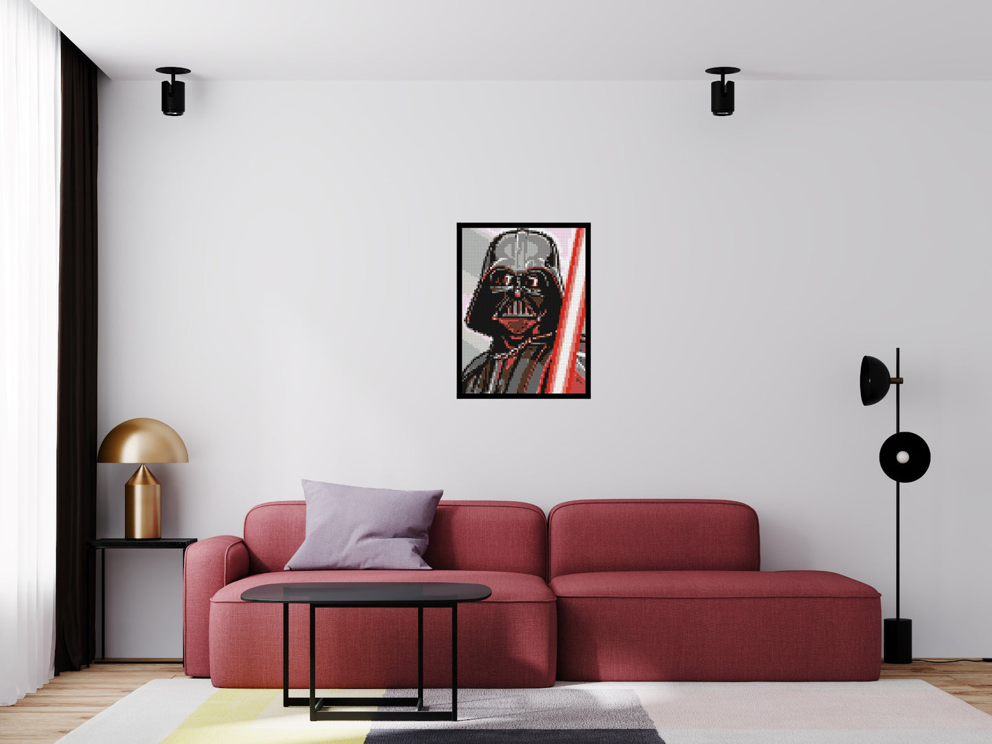 Darth Vader - Brick Art Mosaic Kit 3x4 large