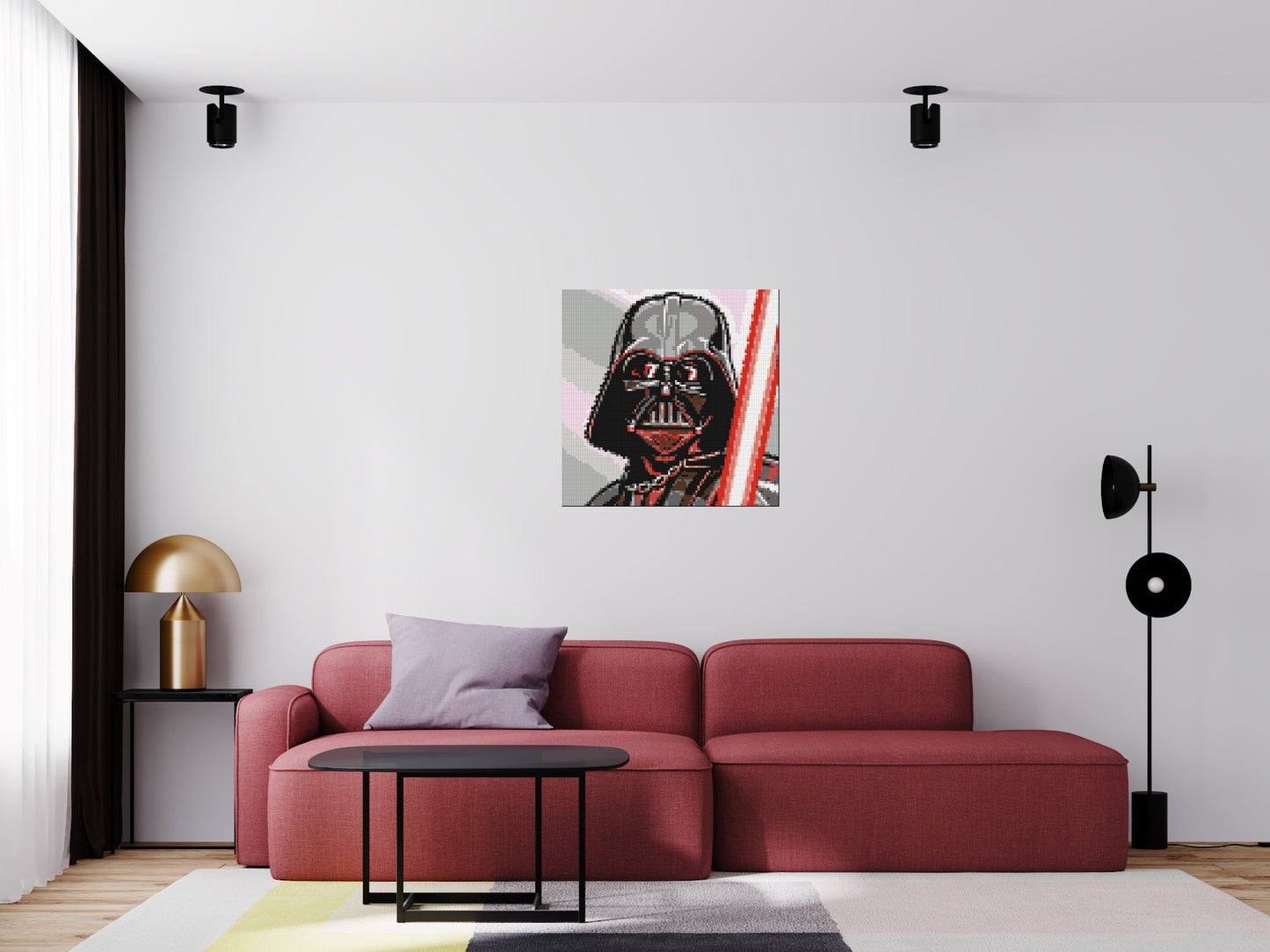 Darth Vader - Brick Art Mosaic Kit 4x4 large