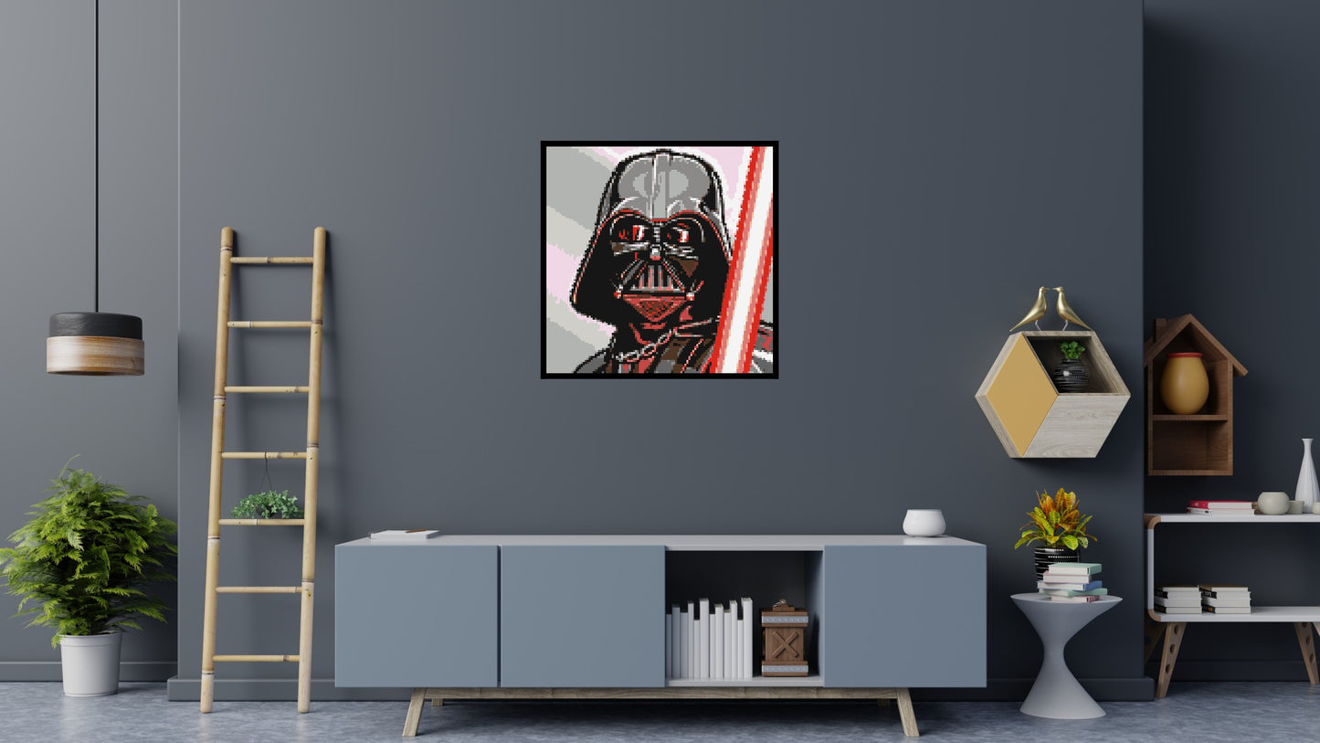 Darth Vader - Brick Art Mosaic Kit 5x5 large