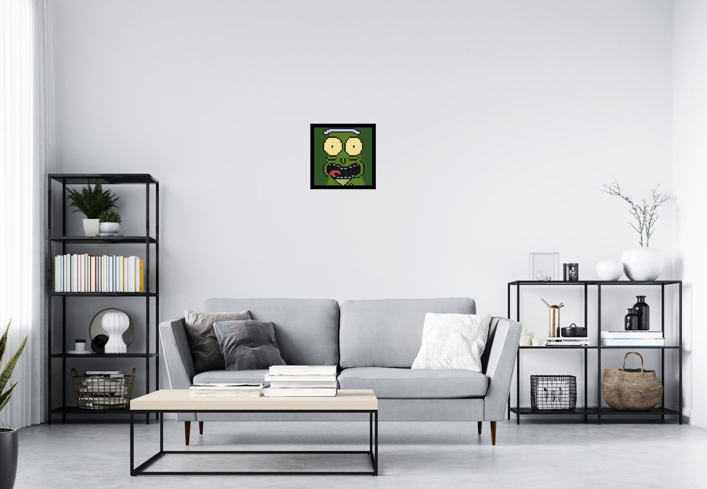 Pickle Rick - Brick Art Mosaic Kit 2x2 large