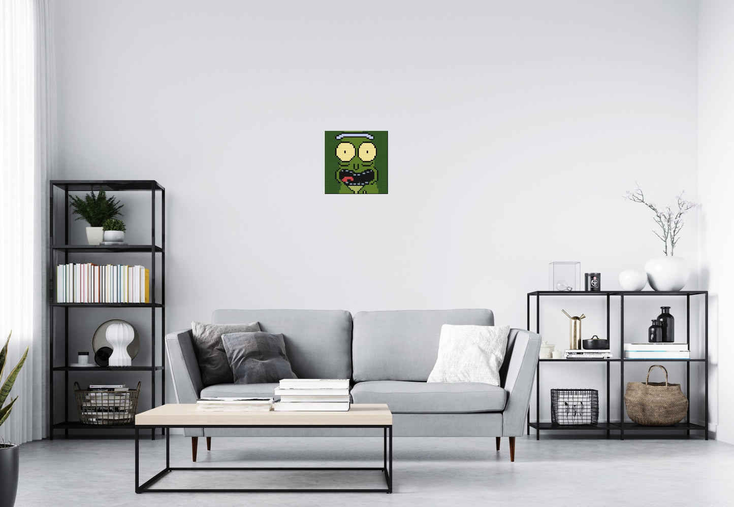 Pickle Rick - Brick Art Mosaic Kit 2x2 large