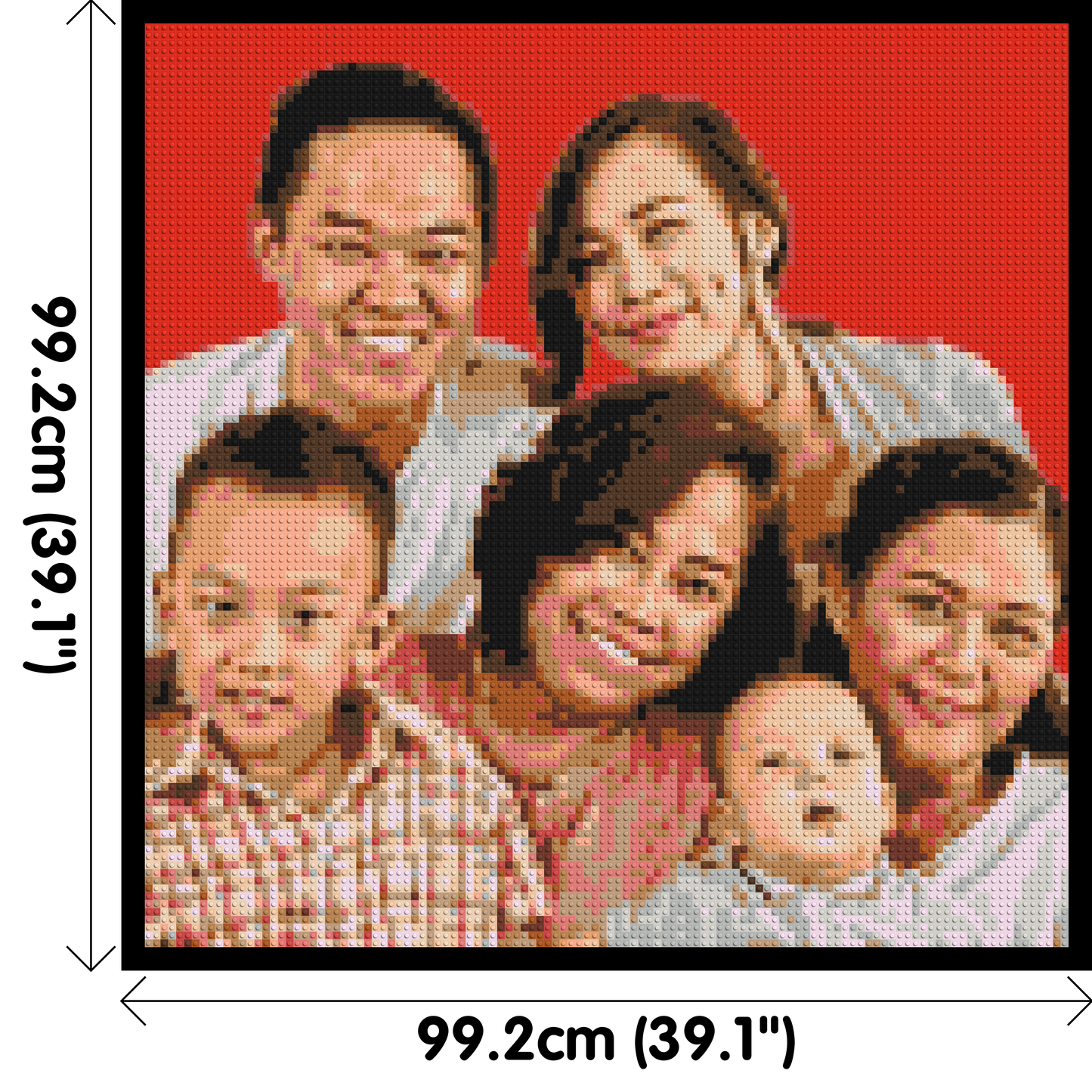 Gift Card - Custom Brick Mosaic - 5x5 baseplates