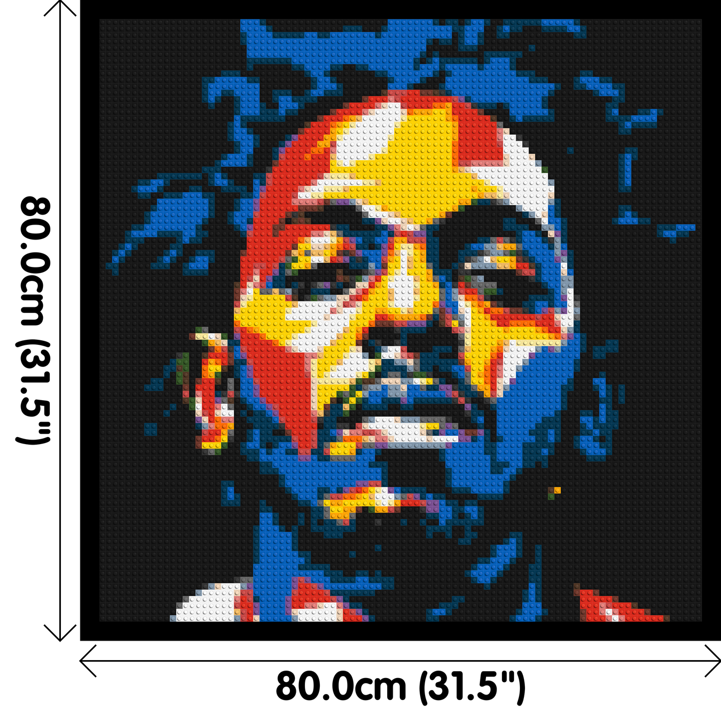 Kendrick Lamar - Brick Art Mosaic Kit 4x4 large