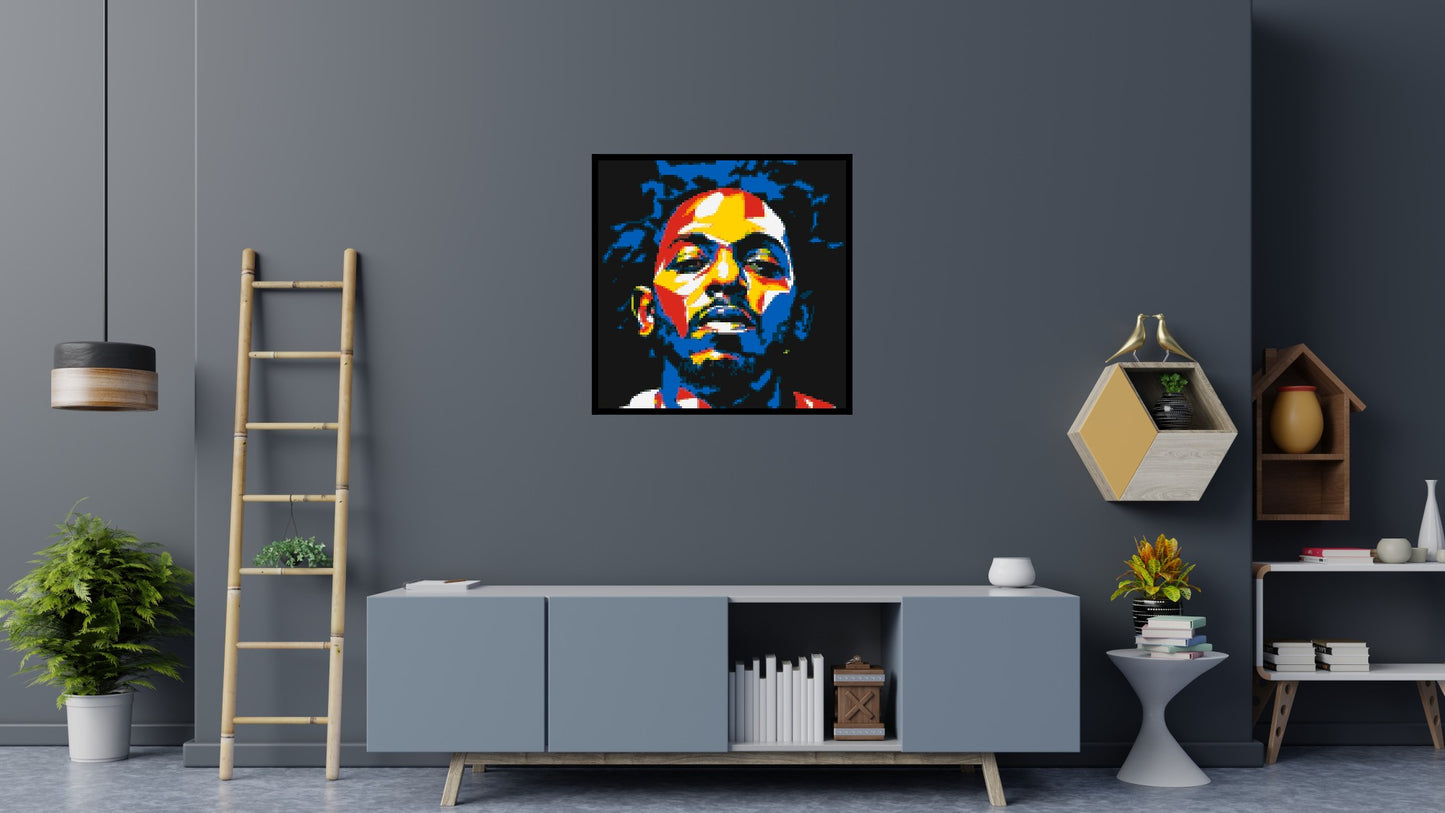 Kendrick Lamar - Brick Art Mosaic Kit 5x5 large
