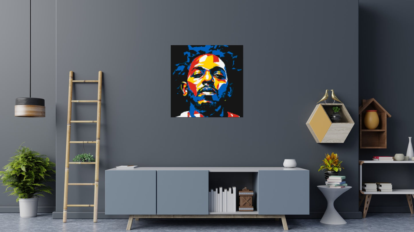 Kendrick Lamar - Brick Art Mosaic Kit 5x5 large