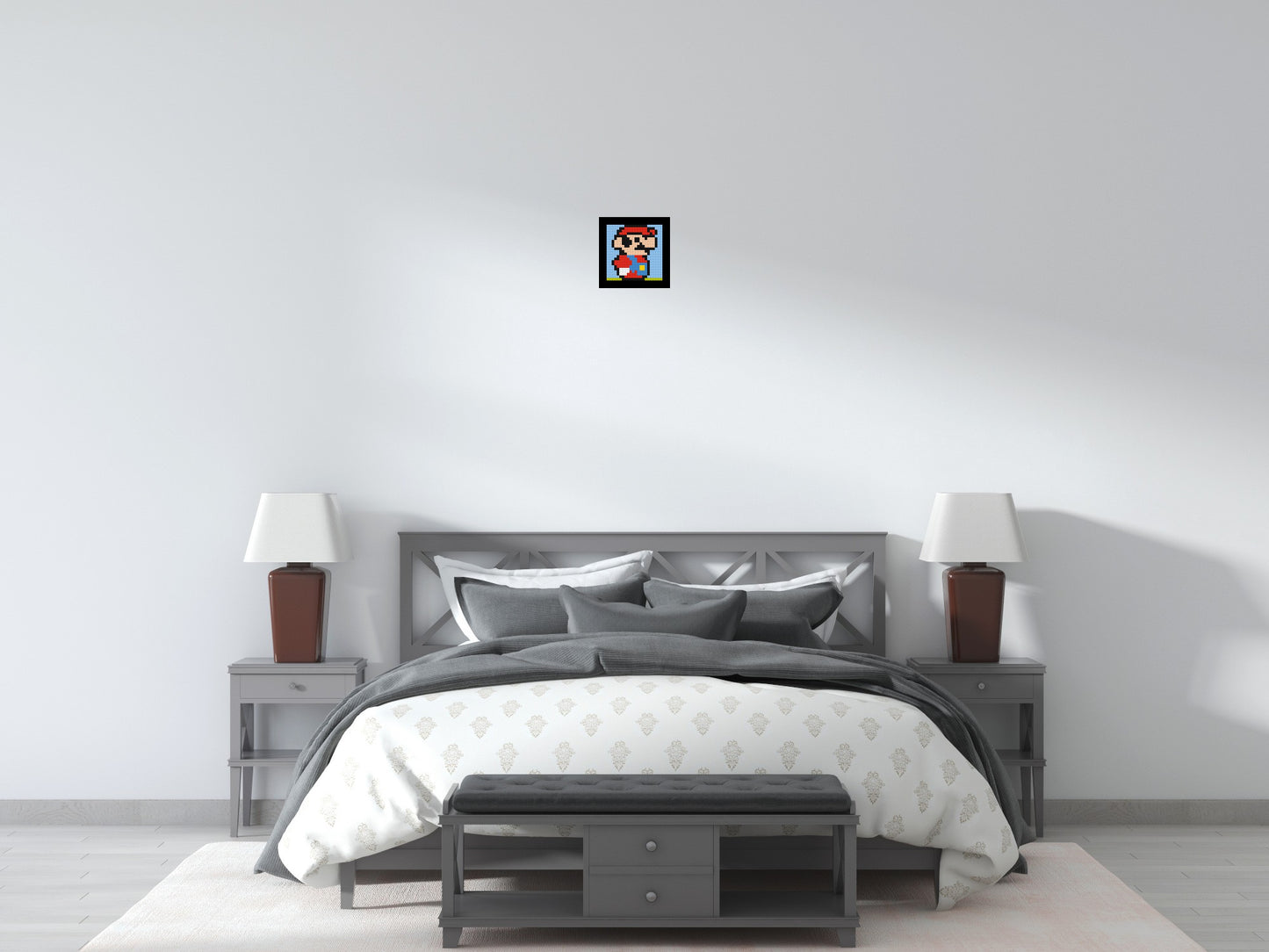 Mario #3 - Brick Art Mosaic Kit 1x1 large