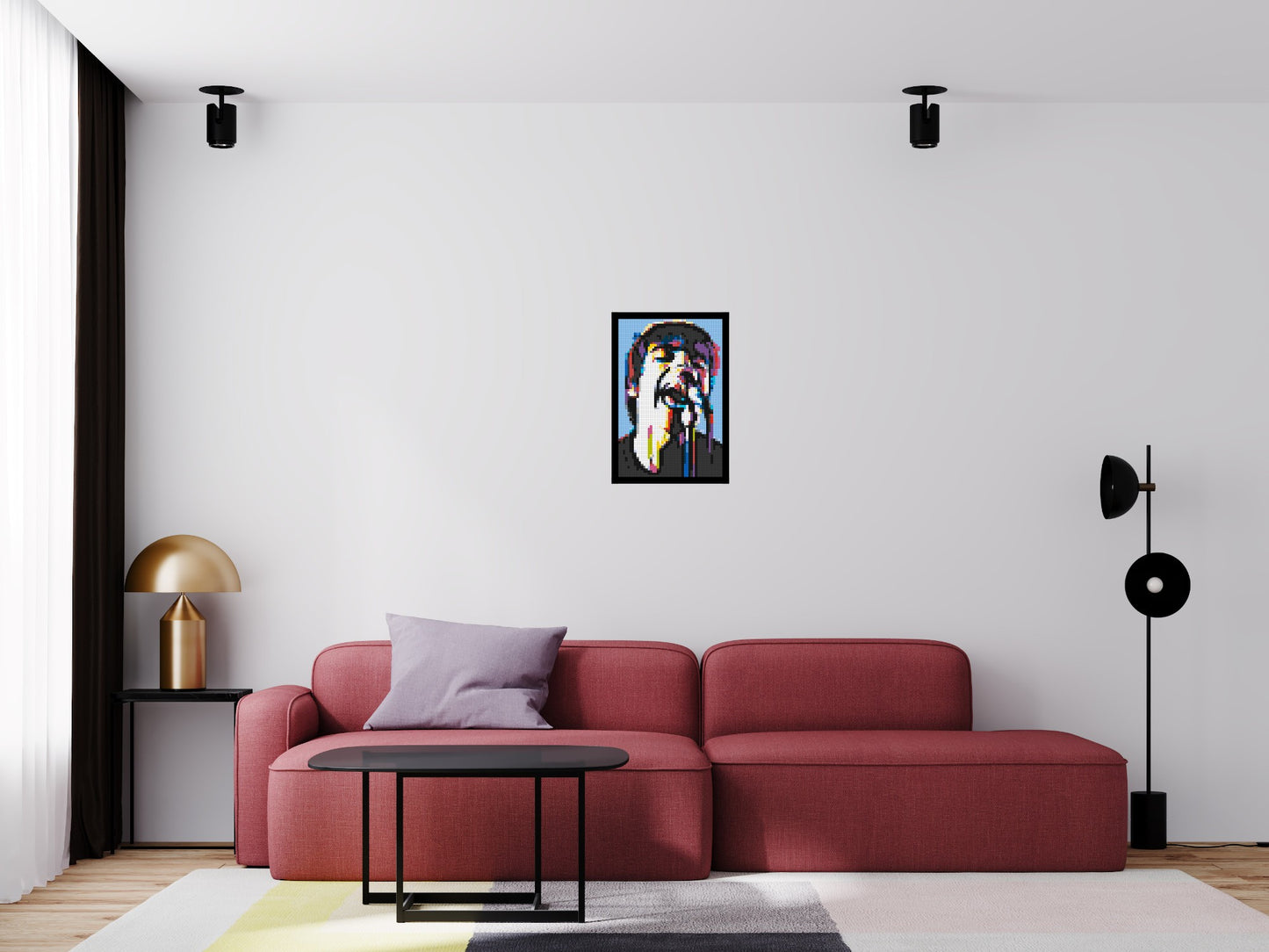 Liam Gallagher (Oasis) - Brick Art Mosaic Kit 2x3 large