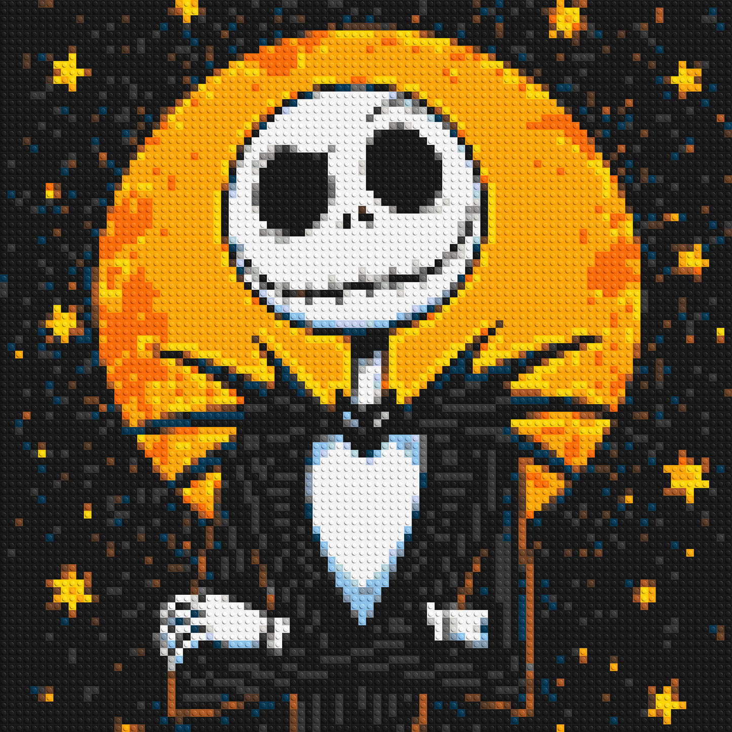 Jack Skellington - Brick Art Mosaic Kit 4x4 large