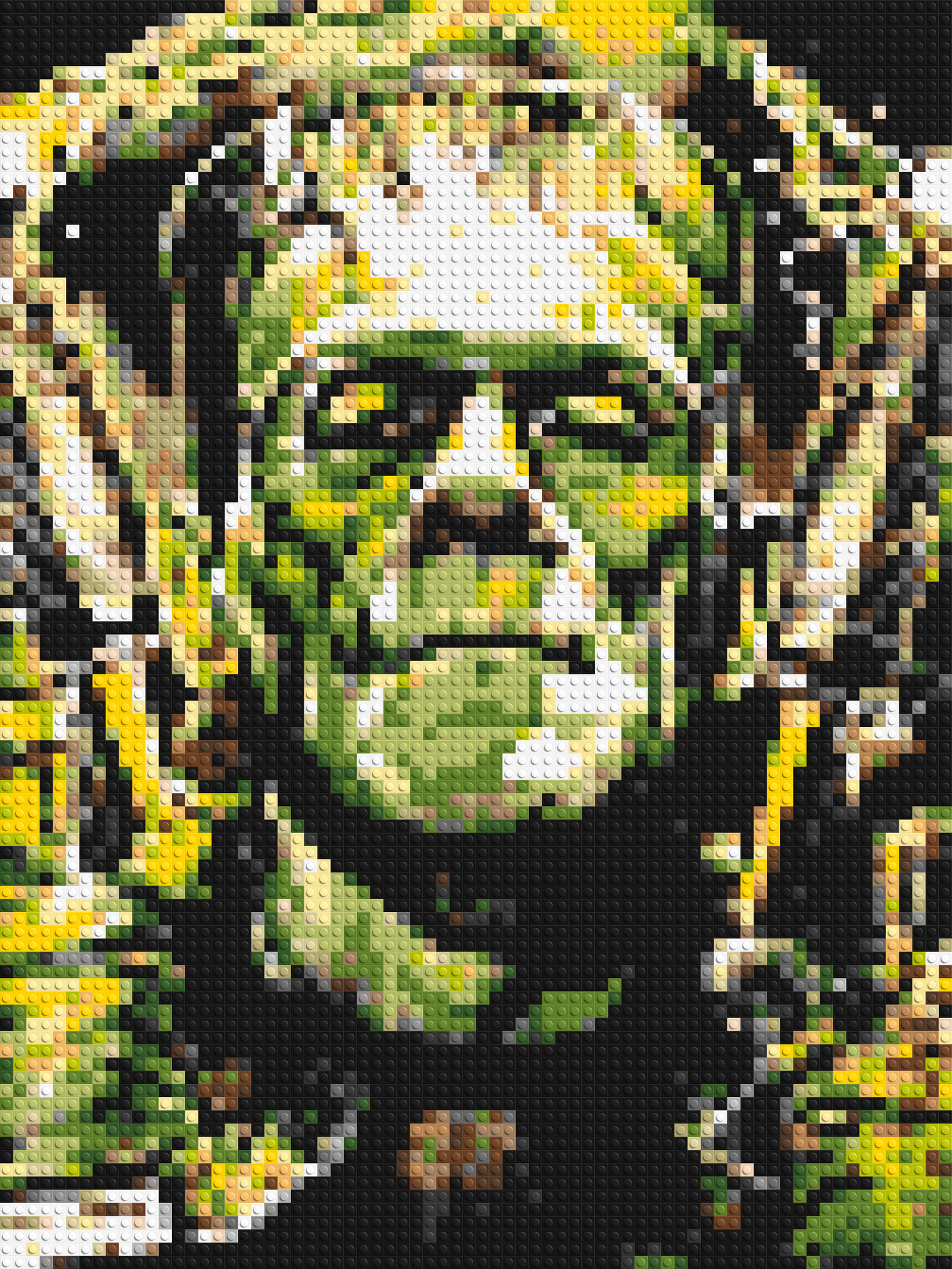 Frankenstein (Boris Karloff) - Brick Art Mosaic Kit 3x4 large