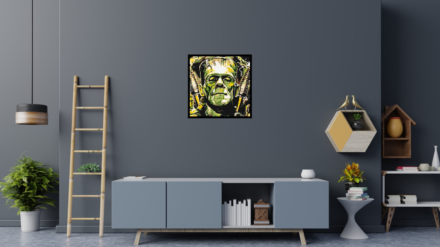 Frankenstein (Boris Karloff) - Brick Art Mosaic Kit 4x4 large