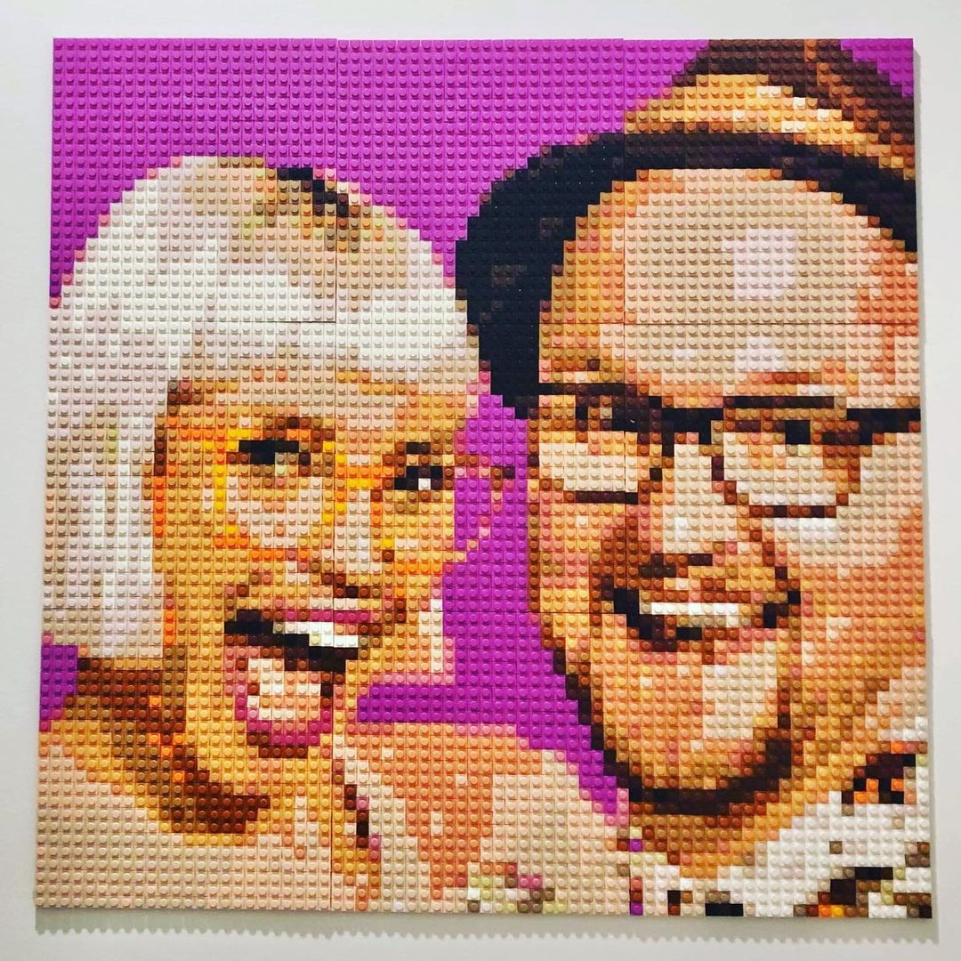 Personalized Brick Mosaic | Custom Mosaic Maker | LEGO-compatible Art