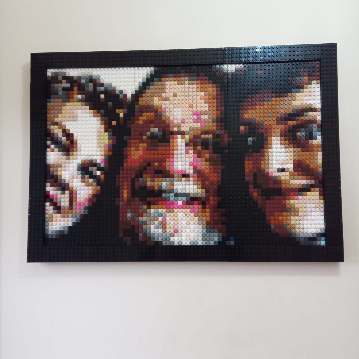Personalised Brick Mosaic | Best Father's Day gift | LEGO Art style
