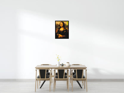 The Mona Lisa by Leonardo Da Vinci - Brick Art Mosaic Kit 3x4 large